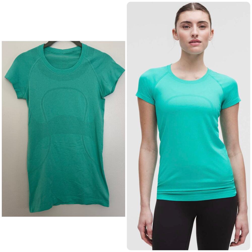 Lululemon Swiftly Tech Short-sleeve Crew Shirt in Teal